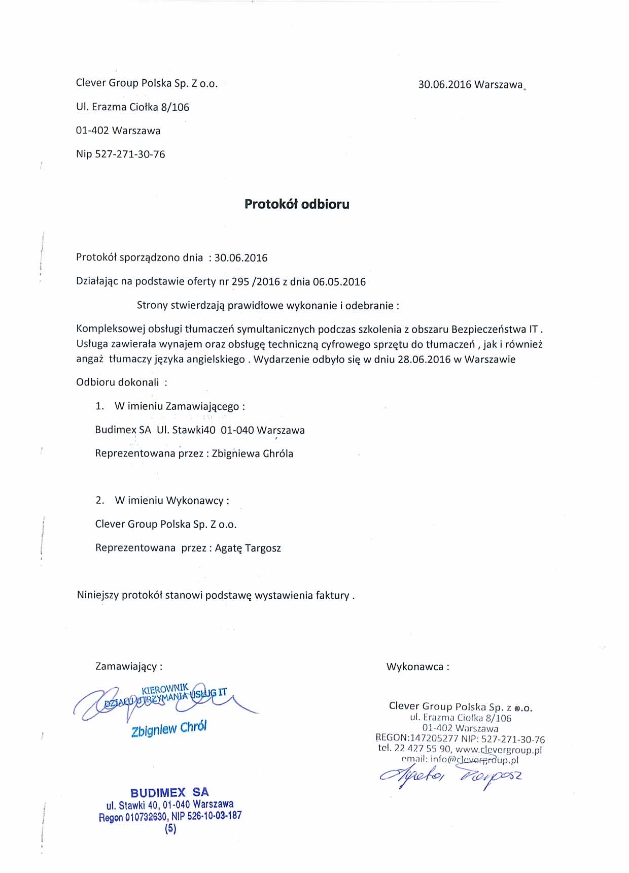 Budimex SA 0